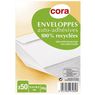 Cora - Enveloppes 11,4 x 16,2 cm papier recycl�