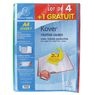 Exacompta - Prot�ge-Cahiers 21 x 29,7cm coloris assortis opaques