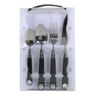  - Set de 24 couverts ritmo noir