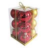 Cora - Lot de 12 boules unies 6cm