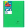 Clairefontaine - Cahier Kover Book 17 x 22 cm 96 Pages Grands Carreaux Vert