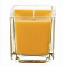 Devineau - Bougie verre carr�e antimoustique gimgembre/citronnelle