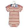 Petit Bateau - 2 bodies US manches courtes fille rayures � croquer 3 mois