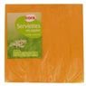Cora - Serviettes papier jaune safran 2 plis