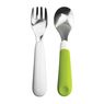 Oxo Tot - Set fourchette et cuill�re vert