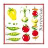 Festine - 50 serviettes papier 2 plis barbecue