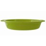 Pyrex - Plat ovale natura vert 33,5cm c�ramique