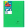 Clairefontaine - Cahier kover book 21 x 29,7 cm 96 pages grands carreaux vert translucide