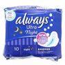 Always - Serviettes hygi�nique ultra nuit avec Actipearls neutralise les odeurs