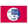 Clairefontaine - Enveloppes de visite de couleur rouge 90 x 140 mm