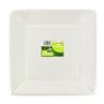 Cora - Assiettes carr�es carton blanches