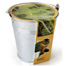 Radis Et Capucine - Pot zinc 12 cm Herbe � chat Nepeta