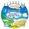 Babybio - Bonne nuit farandole de l�gumes vert et riz bio, d�s 12 mois