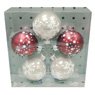 Cora - Lot de 5 boules d�cor�es 6cm