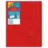 Clairefontaine - Cahier kover book 21 x 29,7 cm 96 pages grands carreaux rouge translucide