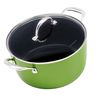 Aubecq - Faitout evergreen rev�tu avec couvercle verre 24cm 