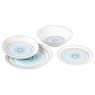 Quid - Service porcelaine 19 pi�ces feutre marron