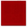 Influx - Carr� �ponge rouge avec oeillet