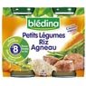 Bl�dina - Petits l�gumes, riz et agneau, d�s 8 mois
