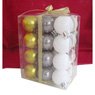 Cora - Lot de 24 boules unies diam�tre 3cm