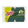 Scotch Brite - 2 �ponges grattantes v�g�tal vertes parfum�es