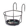 Jardifer - Porte-Pot Crochets &Oslash; 22 Cm Noir