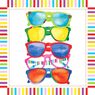Paperproducts Design - 20 serviettes papier lunettes de soleil