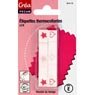 Crea Pecam - Etiquettes thermocollantes fantaisies (motifs coeur et fleur)