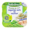 Bl�dina - Assiette du jour L�gumes verts riz saumon d�s 10 mois 