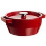 Pyrex - Cocotte slow cook ronde rouge
