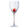 Luminarc - Coffret 4 verres � eau � pied drip rouge