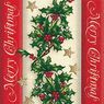 Paperdesign Tabletop - Serviettes holly border 33x33cm