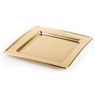  - Assiette carr�e m�tallis�e or 18cm