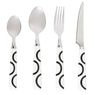 Quid - Set de 24 couverts black and white