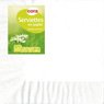 Cora - Serviettes blanches 2 plis 25x25cm