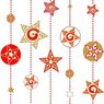 Cora - Serviettes papier �toiles sur fond blanc 40cm