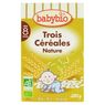 Babybio - Trois c�r�ales nature bl�, riz, avoine d�s 8 mois