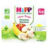 Hipp - 100 % fruits pommes bananes bio, d�s 4 mois