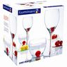 Luminarc - Lot de 12 verres drip rouge