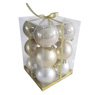 Cora - Lot de 12 boules unies 6cm