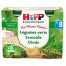 Hipp - Les menus plaisirs Semoule l�gumes verts dinde d�s 8 mois