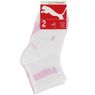 Puma - Paire de soquettes roses 23/26