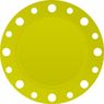 Mesa Bella - Sous-assiettes couleur avocat