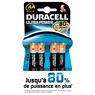 Duracell - 4 piles LR6 ultra power 1,5V