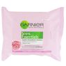 Garnier - Lingettes D�maquillantes Soins Essentiels vitamin�es � l'extrait de rose 