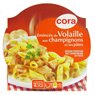 Cora - Eminc� de volaille aux champignons et penne