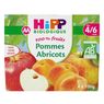 Hipp - 100% fruits pommes abricots bio, d�s 4 mois