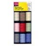 Crea Pecam - Un kit de 9 bobines de fil polyester 200m