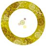 Festine - 10 assiettes carton batik nature 25cm
