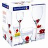 Luminarc - Lot de 12 verres drip rouge